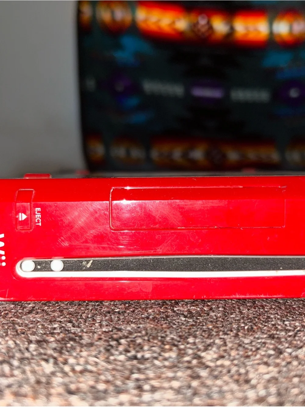 Nintendo Red Wii Console - Slim Front-Loading